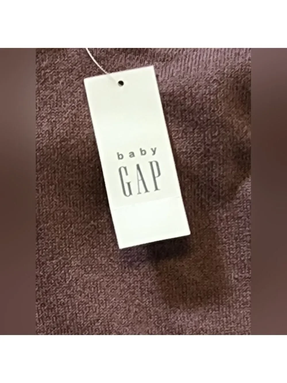Baby Gap Hooded Plum Sweater  Size 3 Years - New With Tags